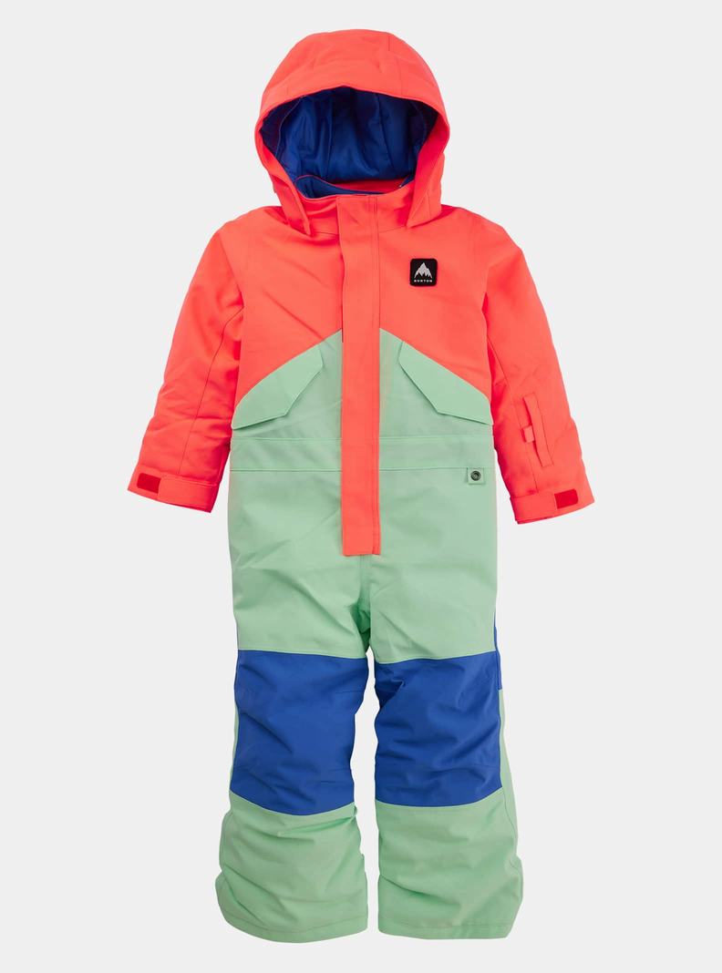 Burton 2L Schneeanzug Kinder Orange Grün | 945-JETXUC