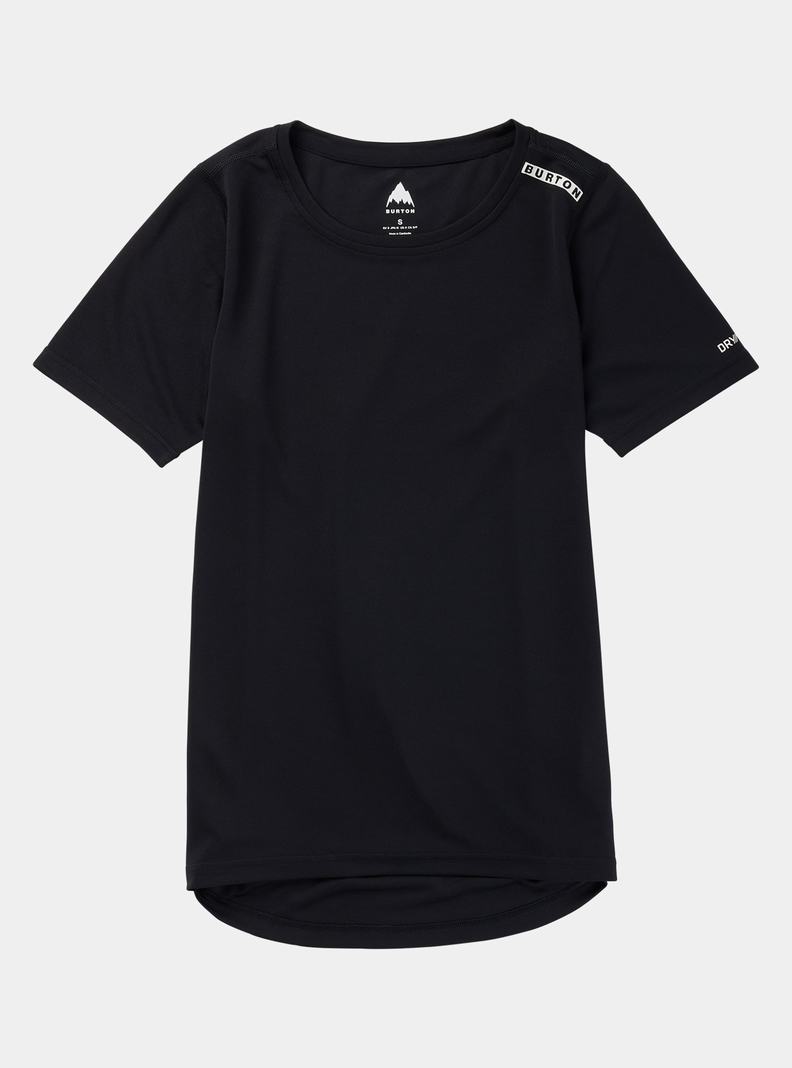 Burton Active Kurzes Sleeve T-Shirts Damen Schwarz | 683-FGVWOX
