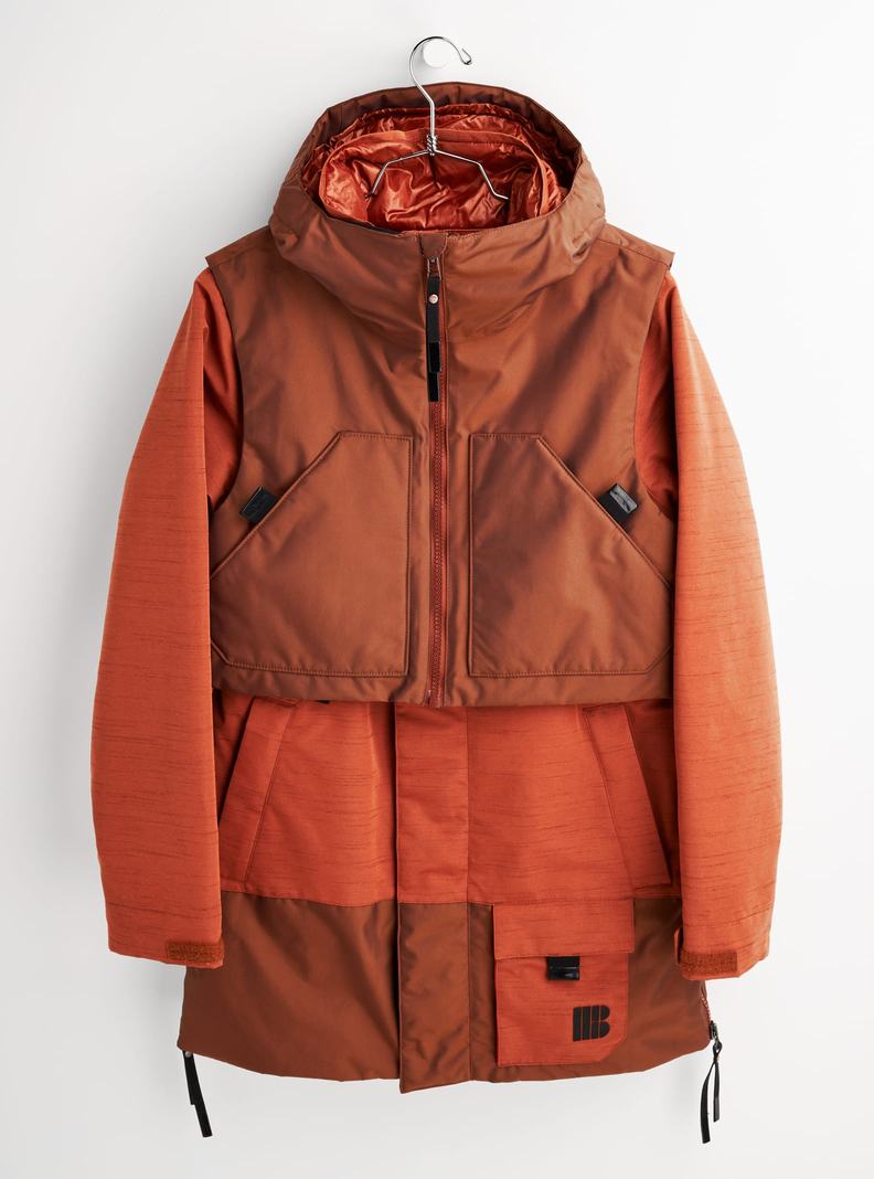 Burton Amora Parka Snowboardjacke Damen Braun | 935-UJSPEX
