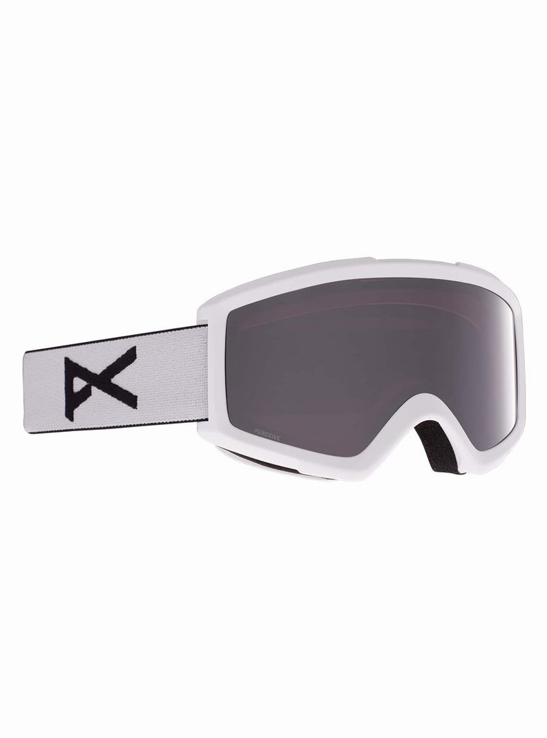 Burton Anon Helix 2.0 Low Bridge Fit Skibrillen Damen Weiß Orange Schwarz | 902-SNABKM