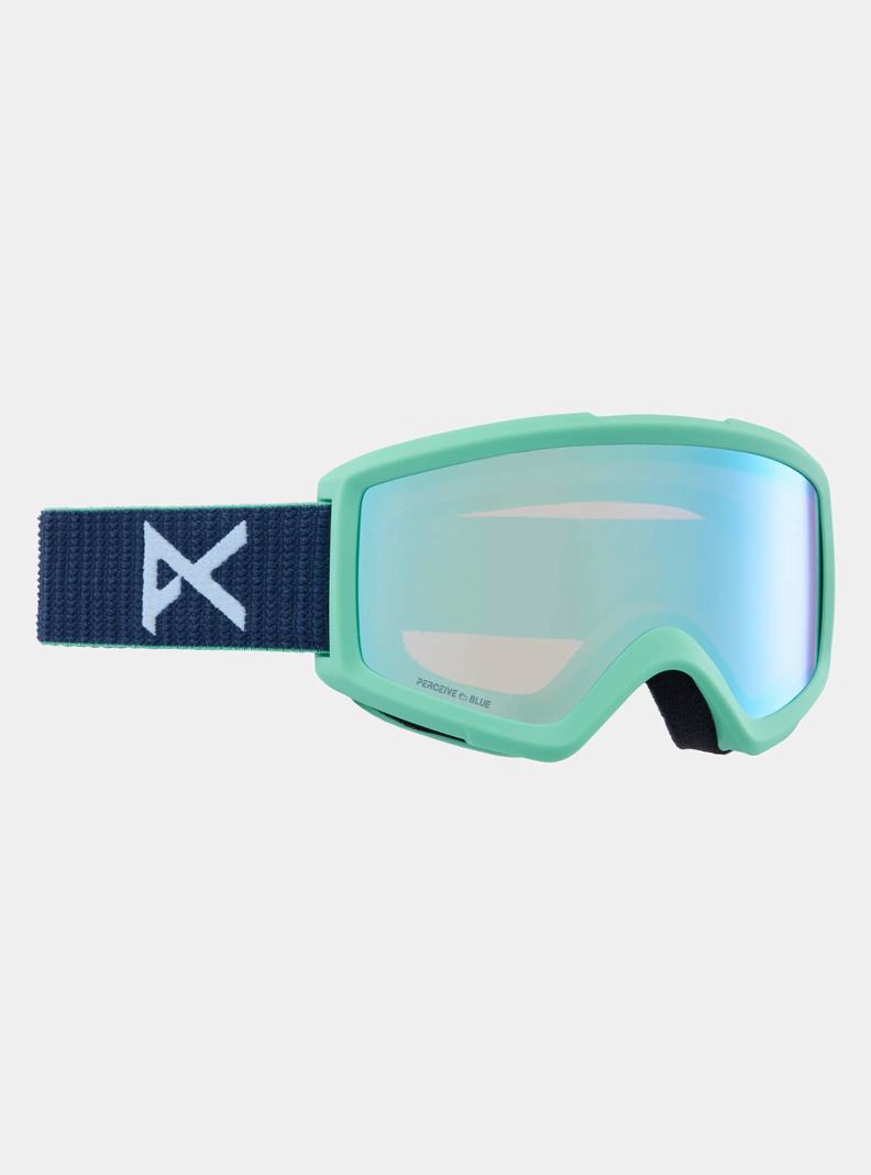 Burton Anon Helix 2.0 Perceive Goggles + Bonus Lens Skibrillen Herren Navy Blau | 309-KGOMRE