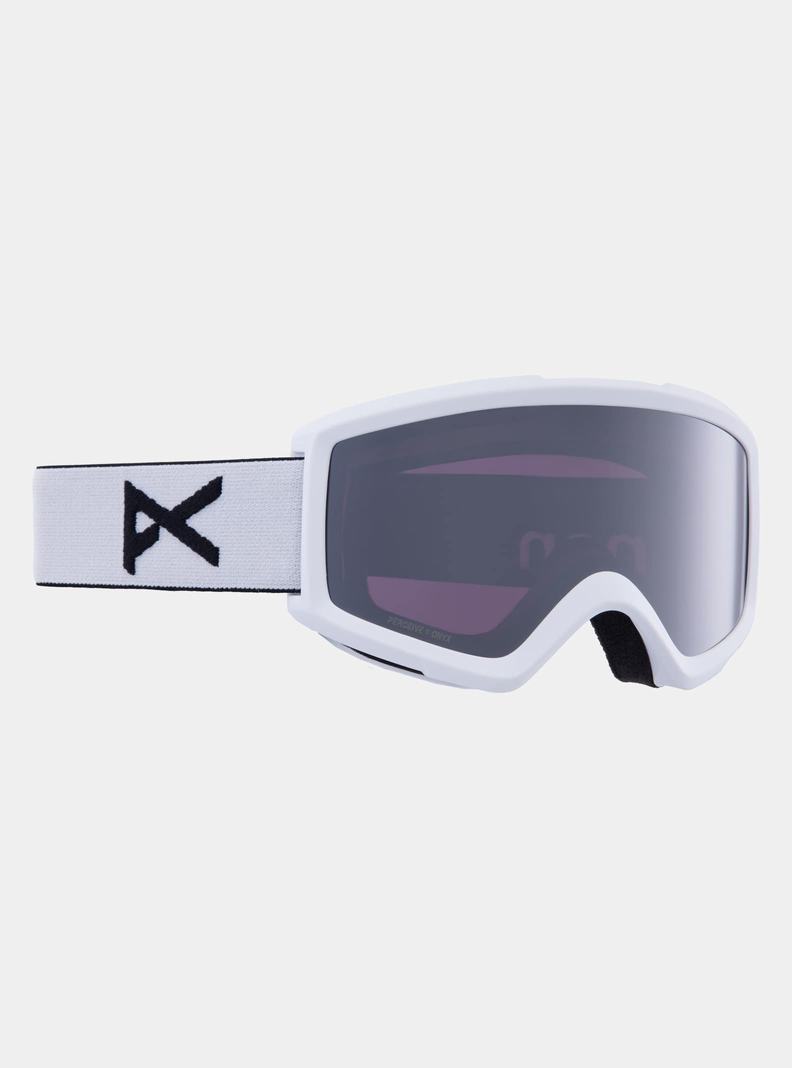 Burton Anon Helix 2.0 Perceive Goggles + Bonus Lens Skibrillen Damen Weiß Orange Schwarz | 912-FRXYVN