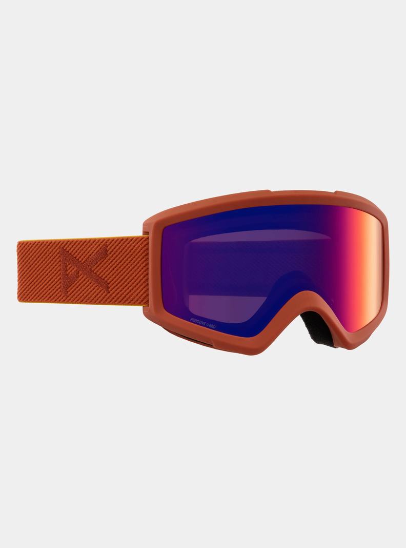 Burton Anon Helix 2.0 Perceive Goggles + Bonus Lens Skibrillen Herren Orange Rot | 924-ZQBEFN