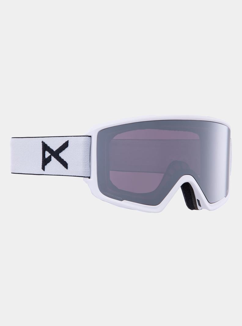 Burton Anon M3 Goggles + Bonus Lens + MFI® Face Mask Skibrillen Damen Weiß Orange Schwarz Lila | 024-IWYSGR