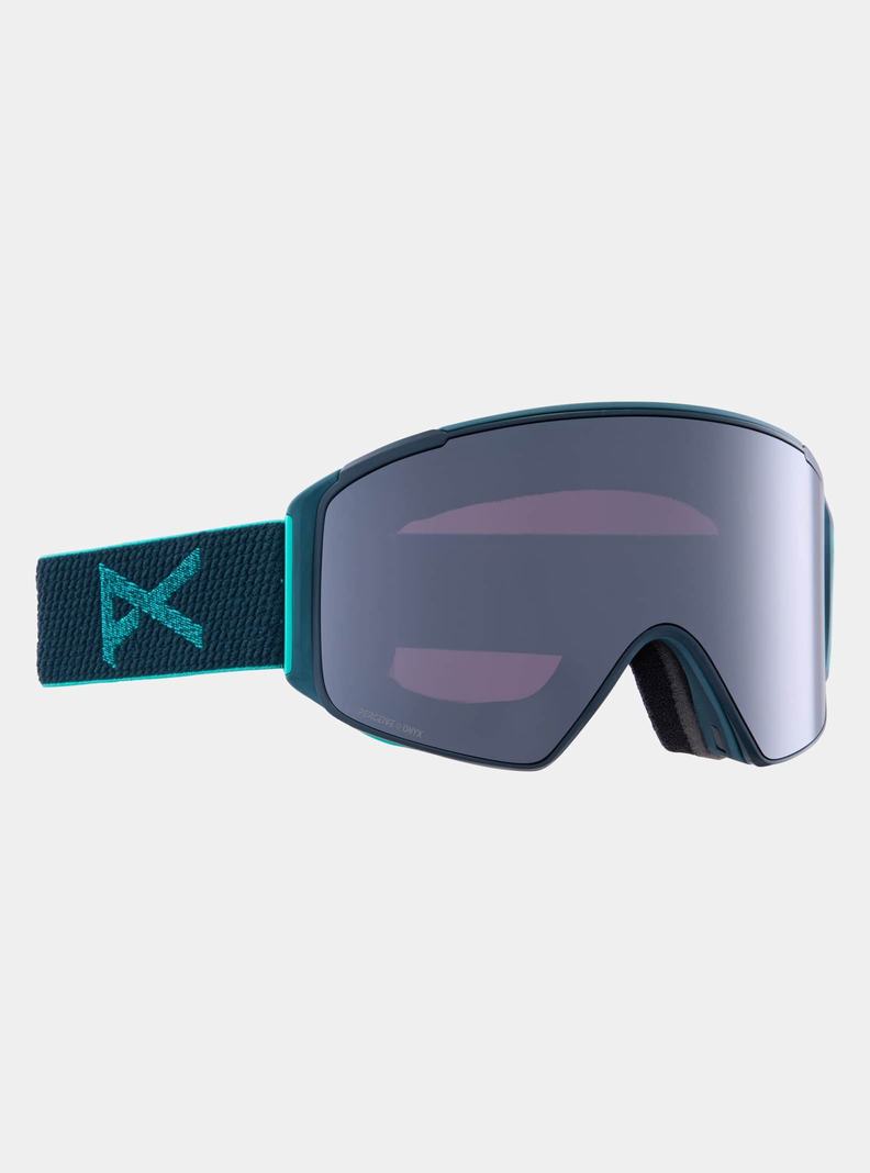 Burton Anon M4S Low Bridge Fit Goggles (Cylindrical) + Bonus Lens + MFI® FACE MASK Skibrillen Damen Orange Schwarz Lila | 915-FSZWRP