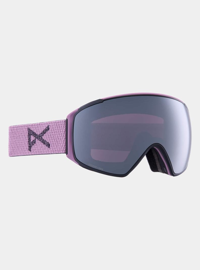 Burton Anon M4S Low Bridge Fit Goggles (Toric) + Bonus Lens + MFI® FACE MASK Skibrillen Damen Lila Orange Schwarz | 940-DSAZJL