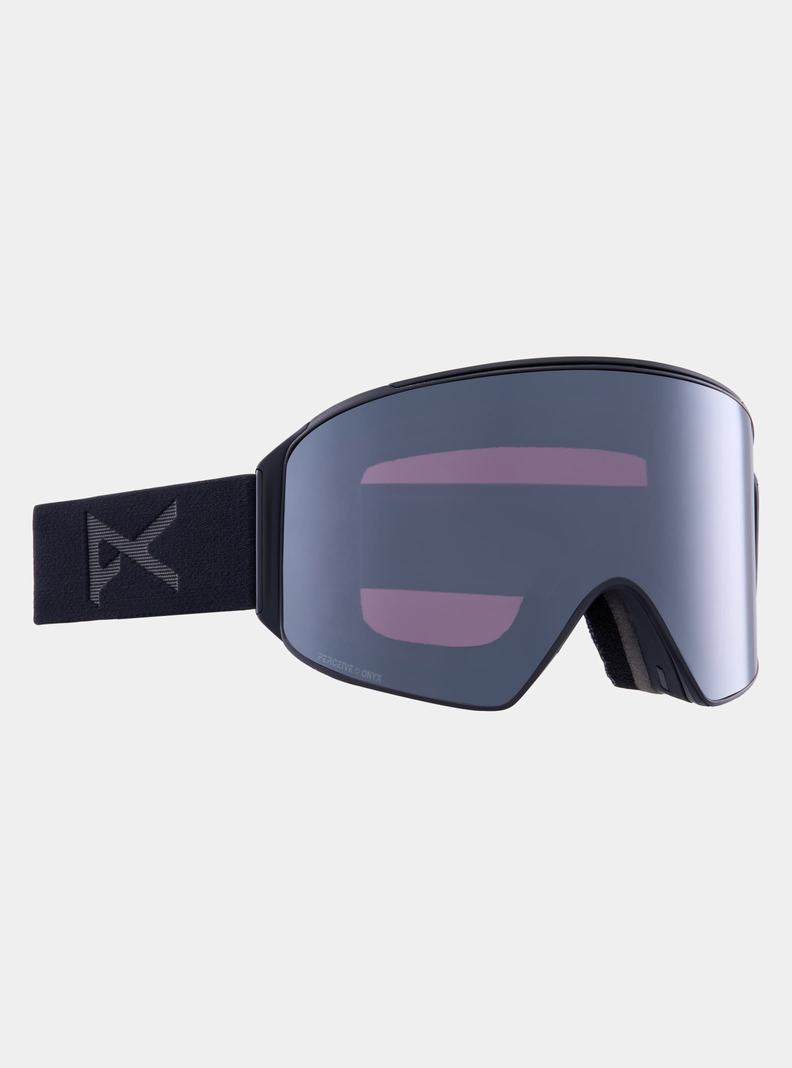 Burton Anon M4 Goggles (Cylindrical) + Bonus Lens + MFI® Face Mask Skibrillen Herren Orange Schwarz Lila | 285-HYWRGD