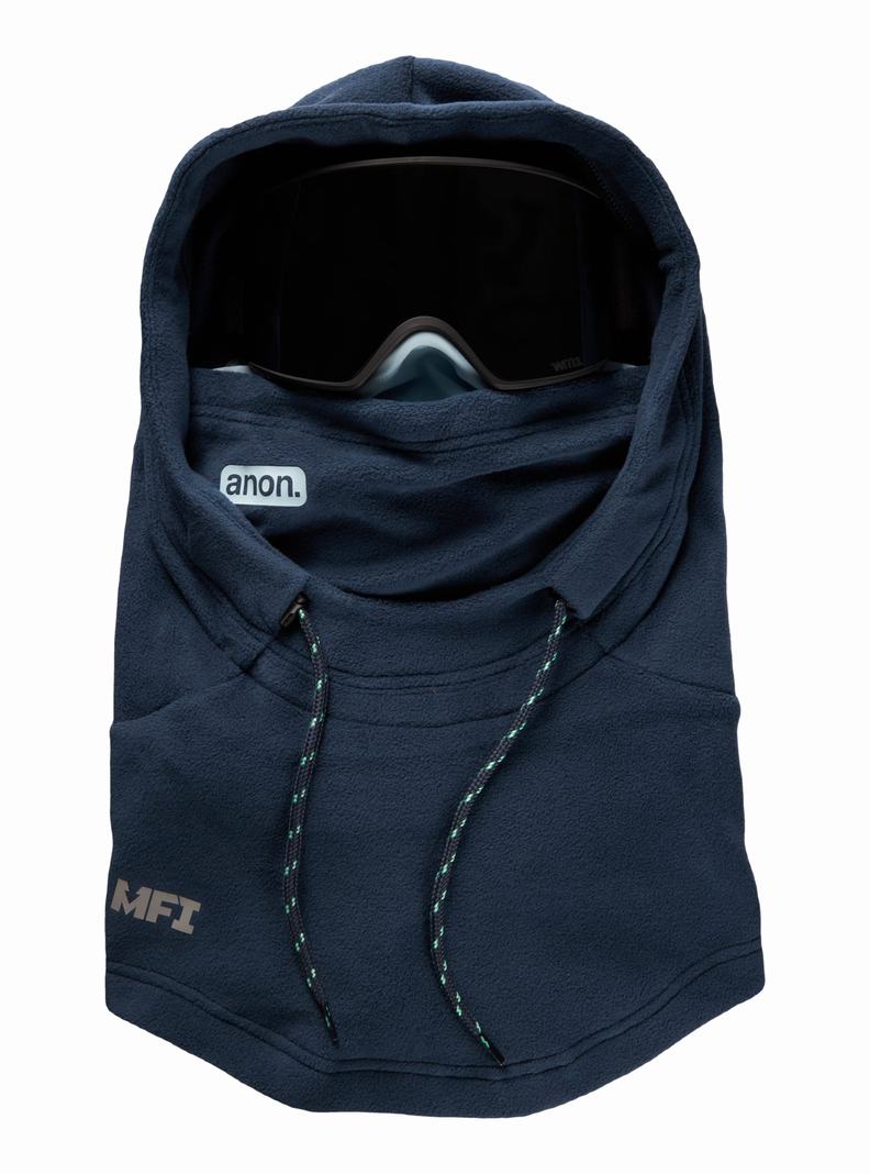 Burton Anon MFI® Fleece Helmet Hood Skimasken Damen Navy | 638-JNOZUC