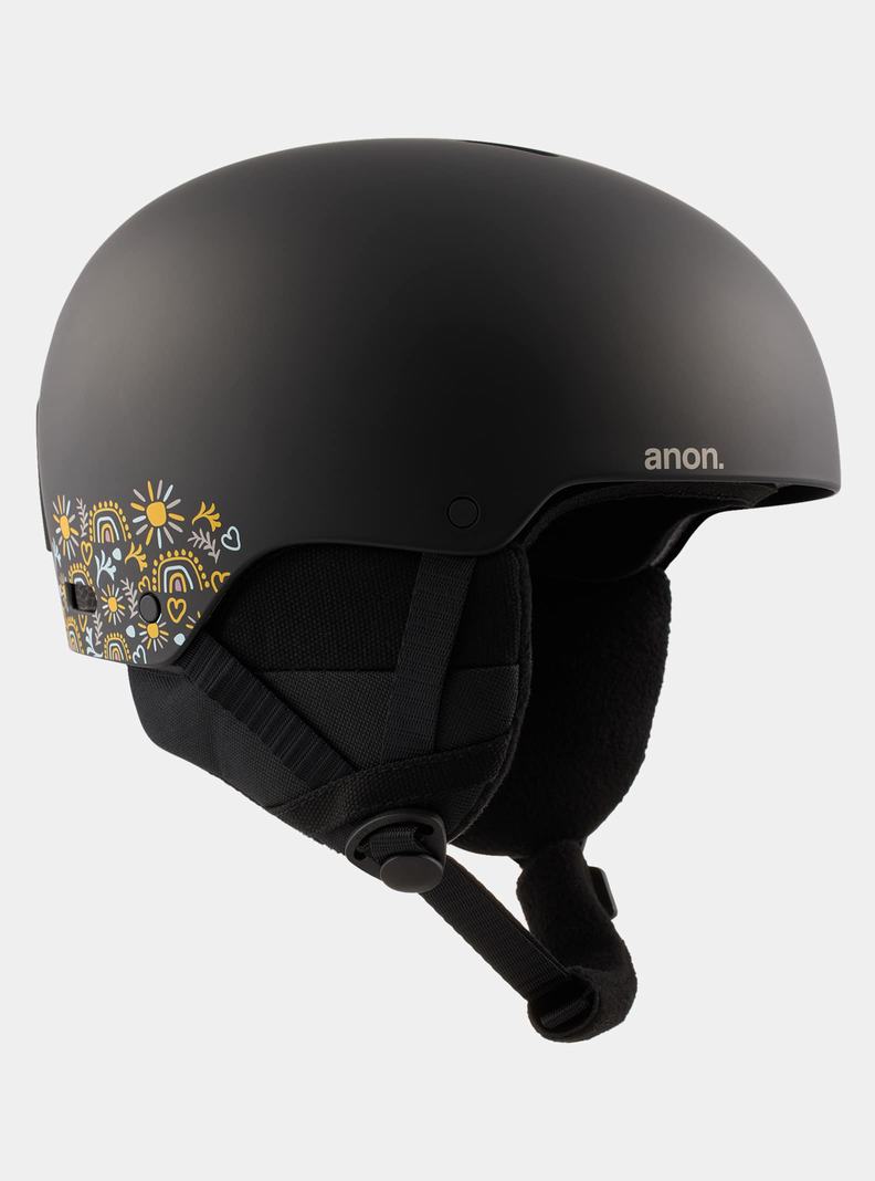 Burton Anon Rime 3 Skihelm Kinder Schwarz | 150-WXDZAY