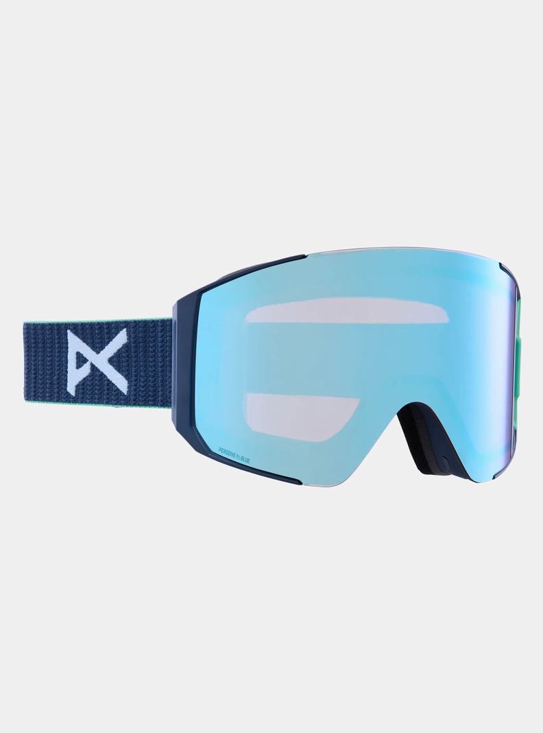 Burton Anon Sync Goggles + Bonus Lens Skibrillen Damen Navy Blau Rosa | 123-RYABWK