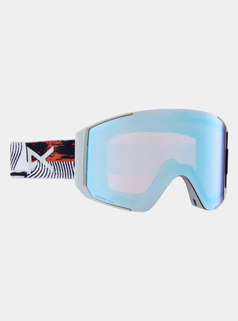Burton Anon Sync Low Bridge Fit Goggles + Bonus Lens Skibrillen Damen Blau Rosa | 975-DFKSAI