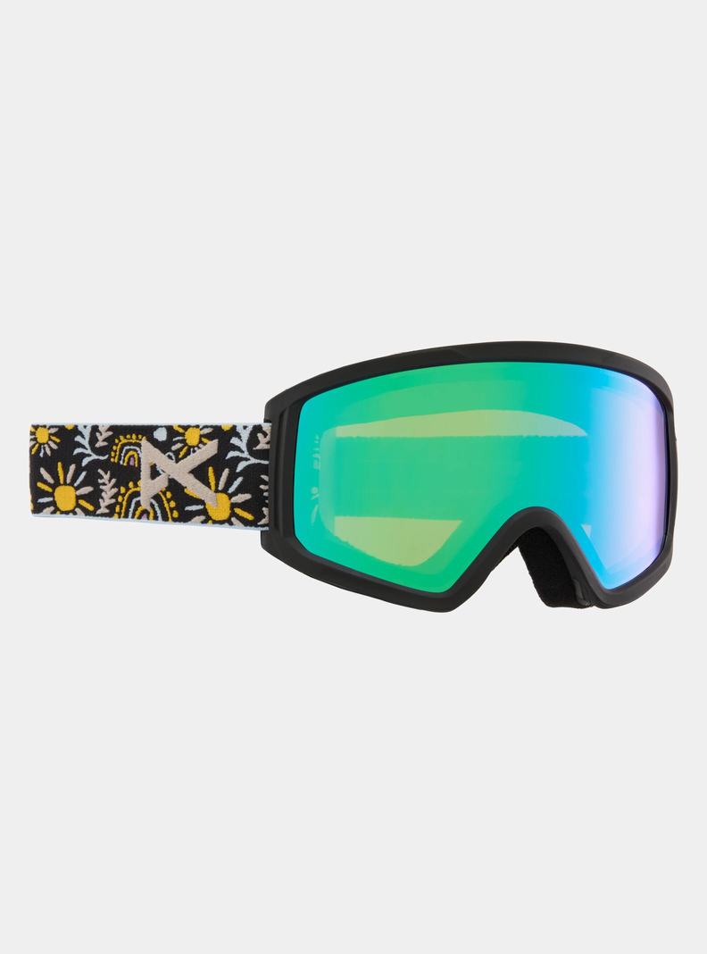 Burton Anon Tracker 2.0 Low Bridge Fit Skibrillen Kinder Grün | 702-DQTNBL