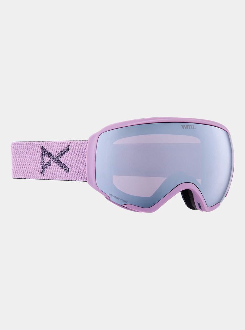 Burton Anon WM1 Goggles + Bonus Lens + MFI® Face Mask Skibrillen Damen Lila Orange Schwarz | 159-PCNRMO