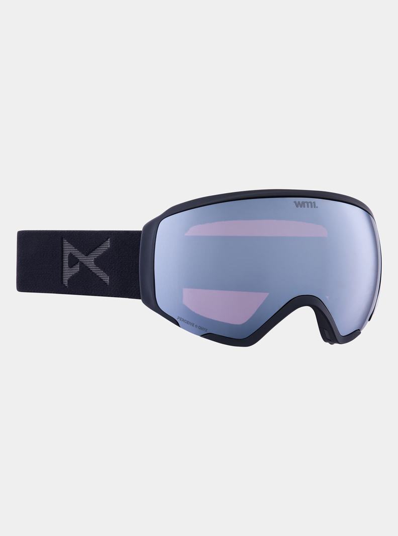 Burton Anon WM1 Goggles + Bonus Lens + MFI® Face Mask Skibrillen Herren Orange Schwarz Lila | 214-GUMFEI