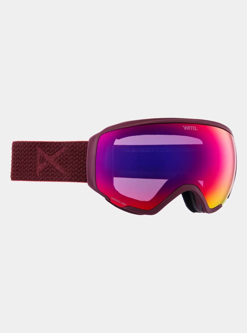 Burton Anon WM1 Goggles + Bonus Lens + MFI® Face Mask Skibrillen Damen Orange Rot | 817-DOYSAH
