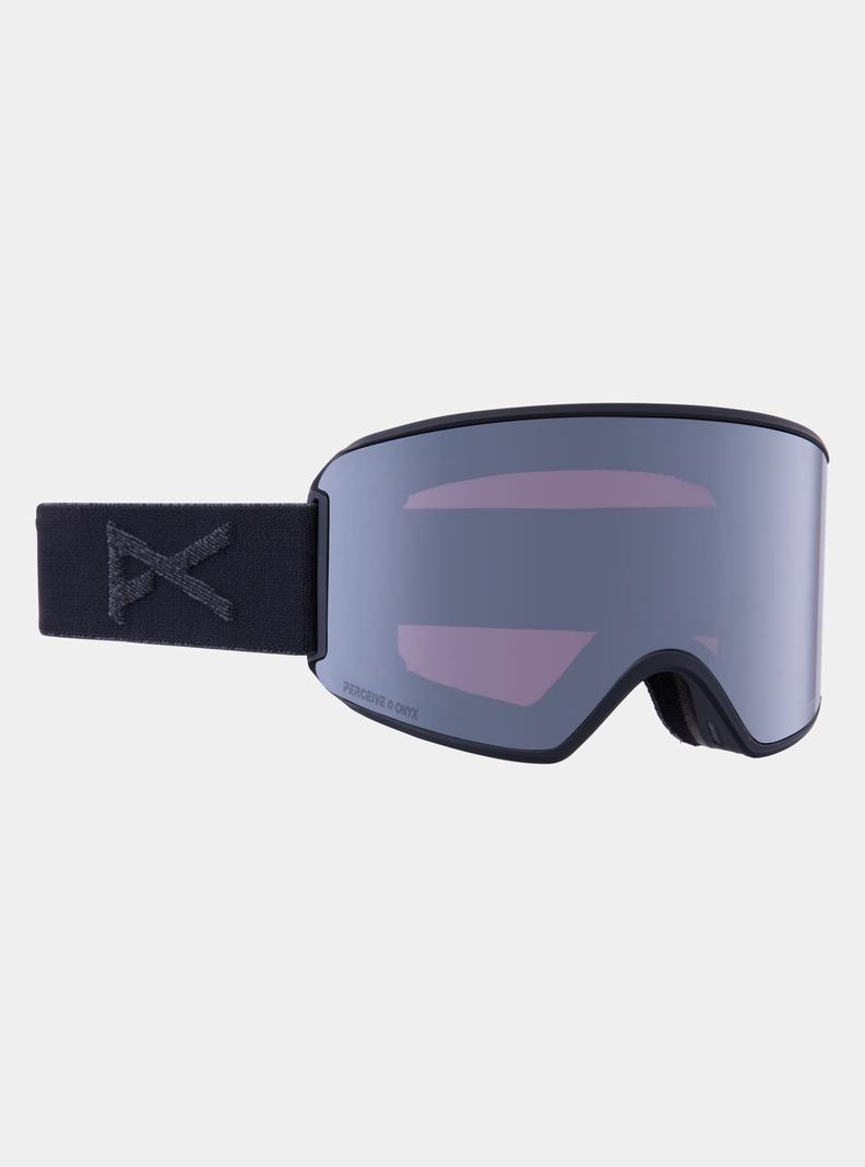 Burton Anon WM3 Low Bridge Fit Goggles + Bonus Lens + MFI® Face Mask Skibrillen Herren Orange Schwarz Lila | 073-IZKUDY