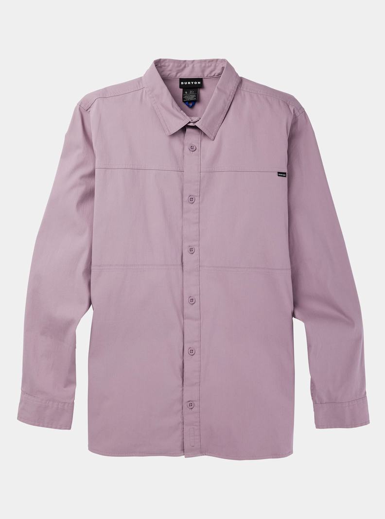 Burton Arbeits Stretch Long Sleeve Hemd Herren Lavendel | 827-XRDZTK