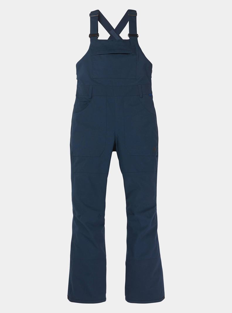 Burton Avalon 2L (Kurzes) Latzhose Damen Blau | 384-GOLIJP