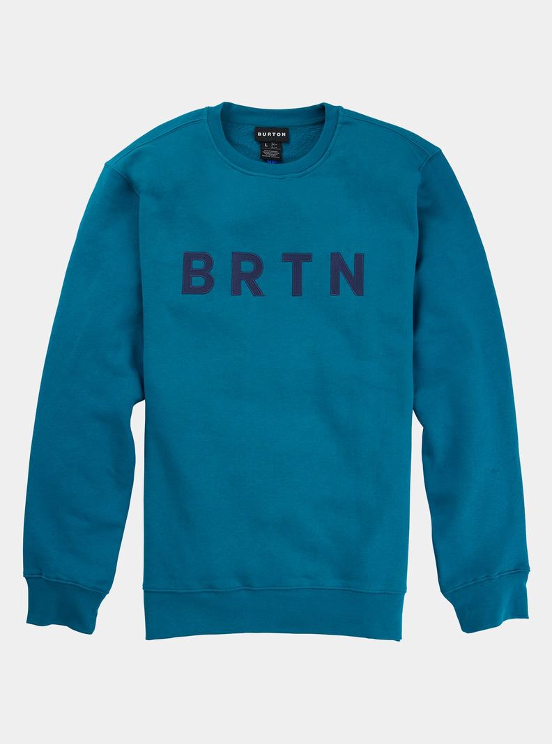 Burton BRTN Crew Sweatshirts Damen Blau | 917-FGWNAV