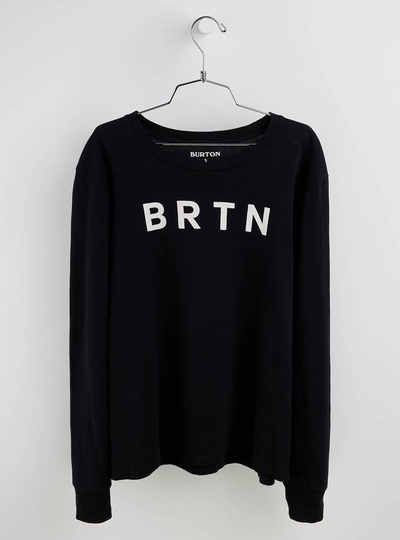 Burton BRTN Long Sleeve T-Shirts Damen Schwarz | 493-RFYGMQ
