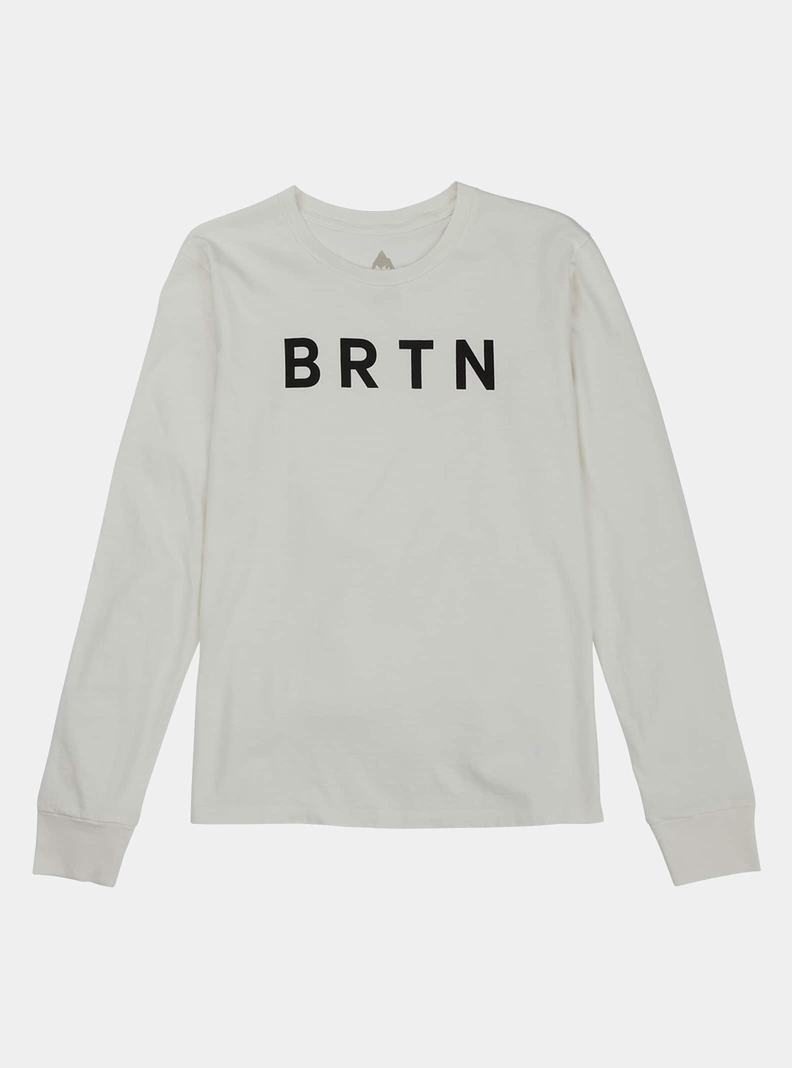 Burton BRTN Long Sleeve T-Shirts Damen Weiß | 458-MWFXUT