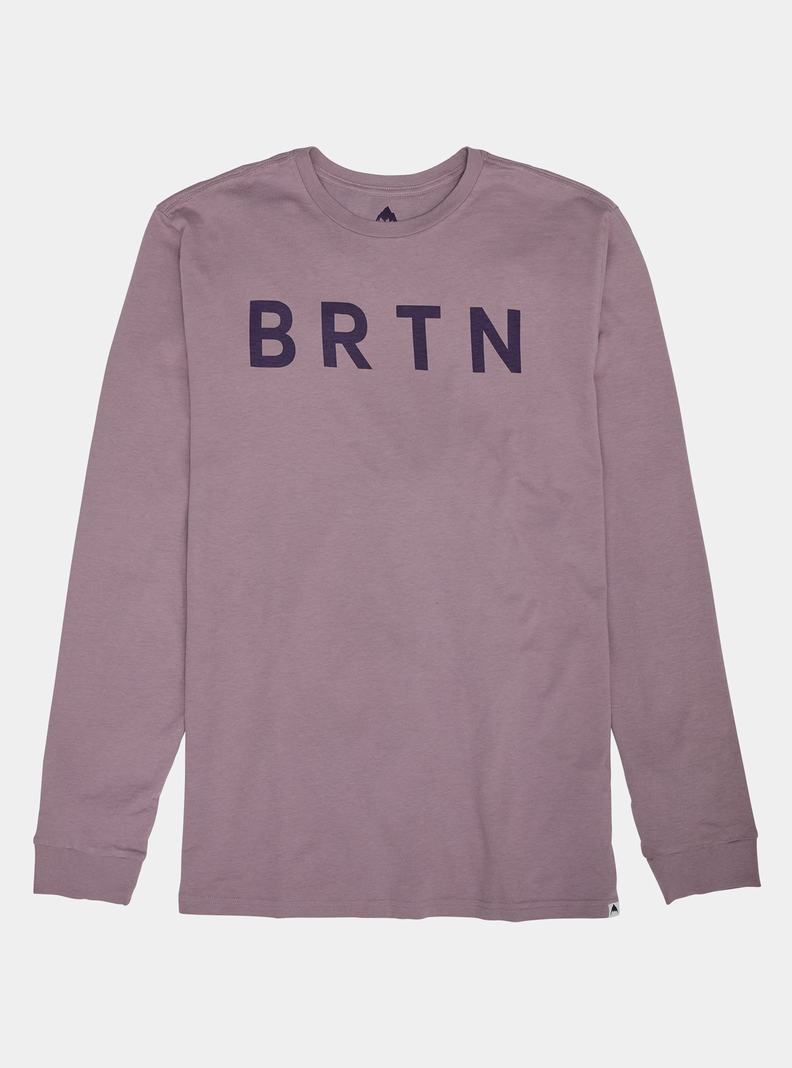 Burton BRTN Long Sleeve T-Shirts Herren Lavendel | 731-LYRPTS
