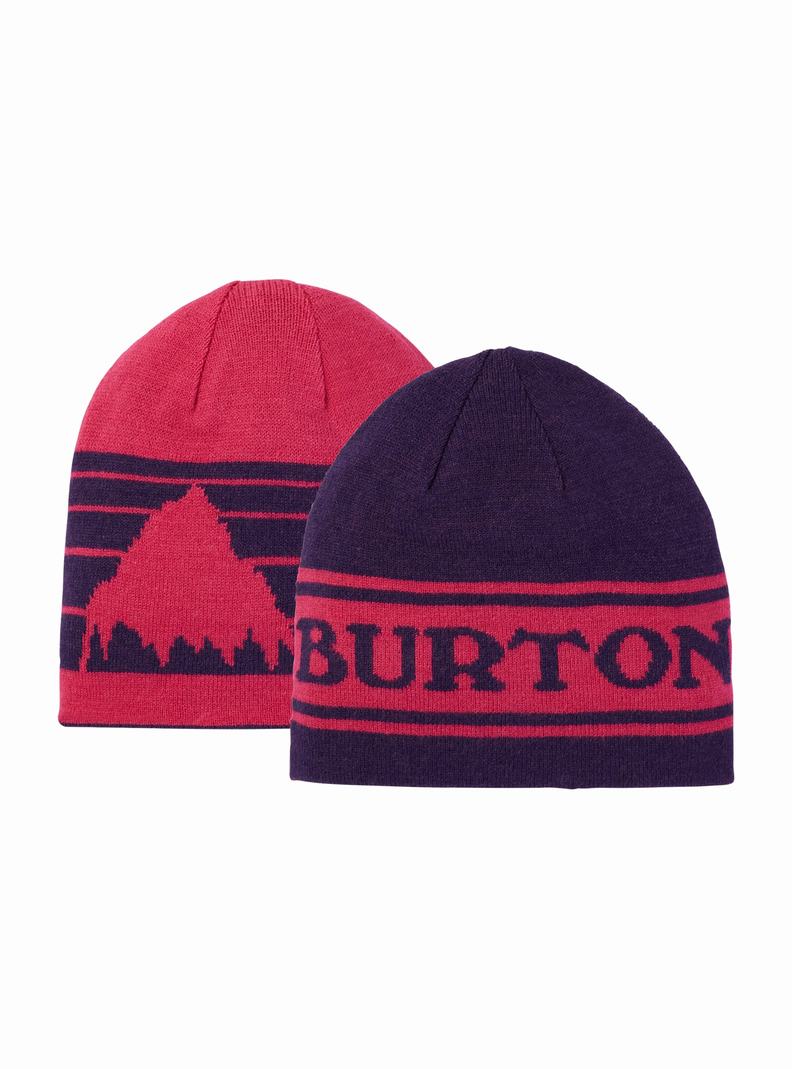 Burton Billboard Reversible Mütze Kinder Rosa Lila | 297-GBNDQP