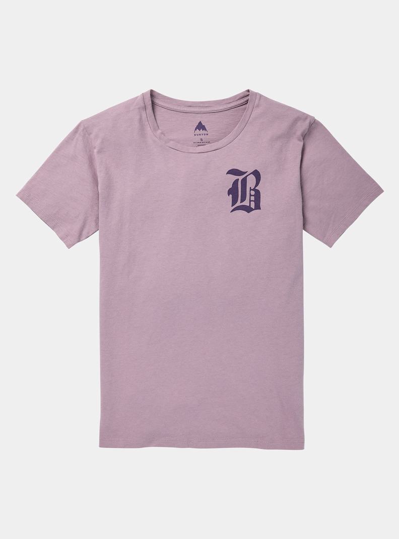 Burton Bradner Kurzes Sleeve T-Shirts Damen Lavendel | 640-VKIJHE