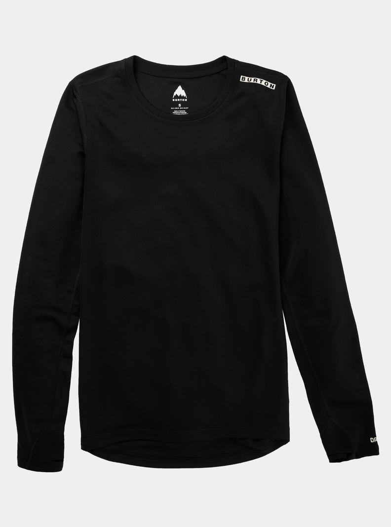Burton Brand Active Long Sleeve Hemd Damen Schwarz | 680-QDKAFT