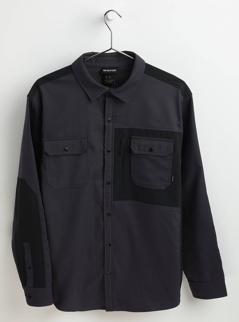 Burton Brighton Performance Flannel Hemd Herren Schwarz | 849-FRCWPJ