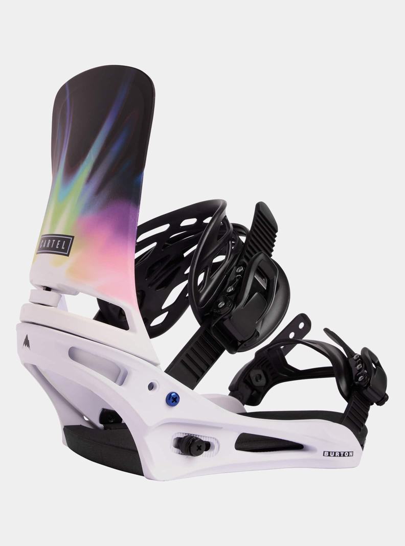 Burton Cartel Re:Flex Snowboard Bindung Herren Weiß Schwarz | 536-APYNVO