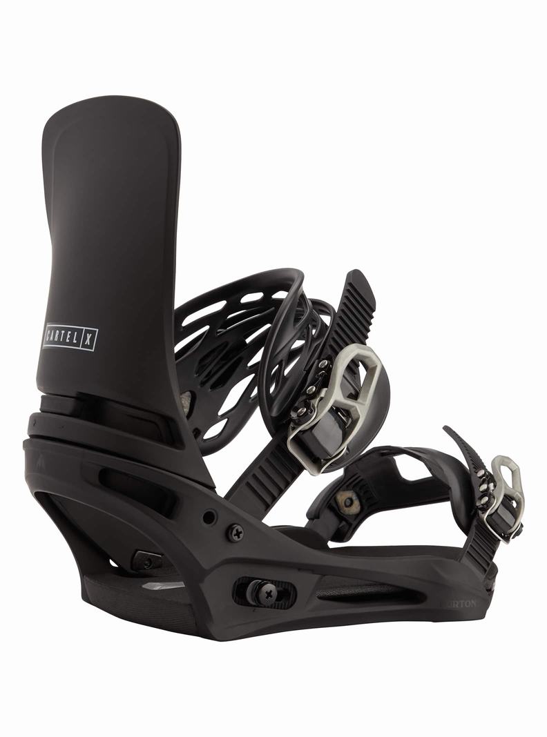 Burton Cartel X Re:Flex Snowboard Bindung Herren Schwarz | 316-VOQPKE