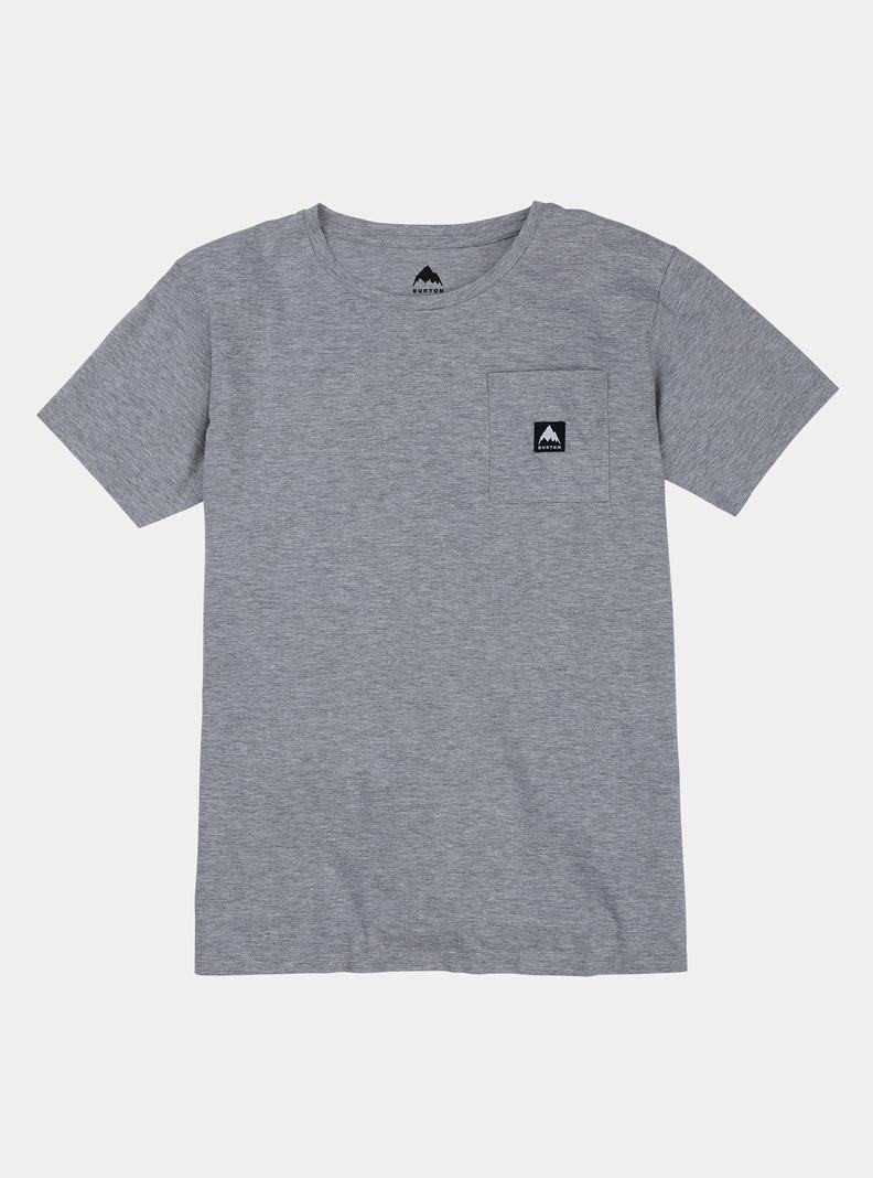 Burton Colfax Kurzes Sleeve T-Shirts Damen Grau | 018-ERWVCP