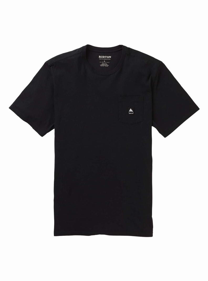 Burton Colfax Kurzes Sleeve T-Shirts Damen Schwarz | 754-JACEQP