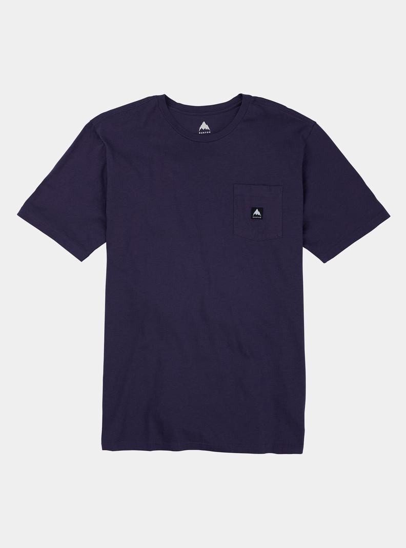 Burton Colfax Kurzes Sleeve T-Shirts Herren Lila | 074-GCJNDO