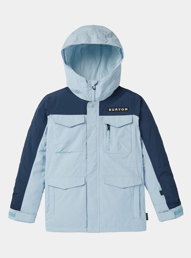 Burton Covert 2L Snowboardjacke Kinder Blau | 957-ADHWZM