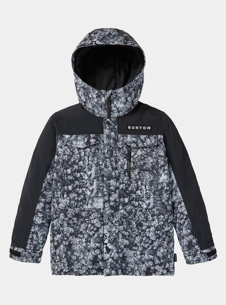 Burton Covert 2L Snowboardjacke Kinder Tiefesgrün Schwarz | 520-BQKGOZ