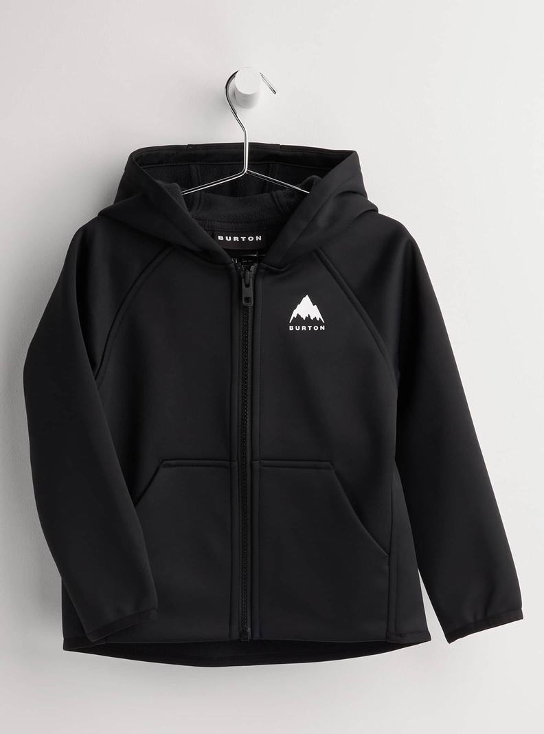 Burton Crown Weatherproof Full-Zip Fleece Sweatshirts Kinder Schwarz | 849-ZALMBG