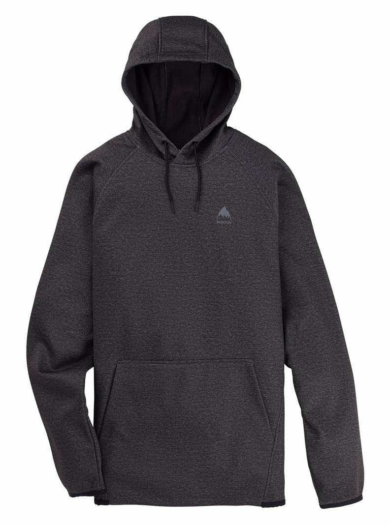 Burton Crown Weatherproof Pullover Fleece Sweatshirts Herren Schwarz | 713-UPBSFE