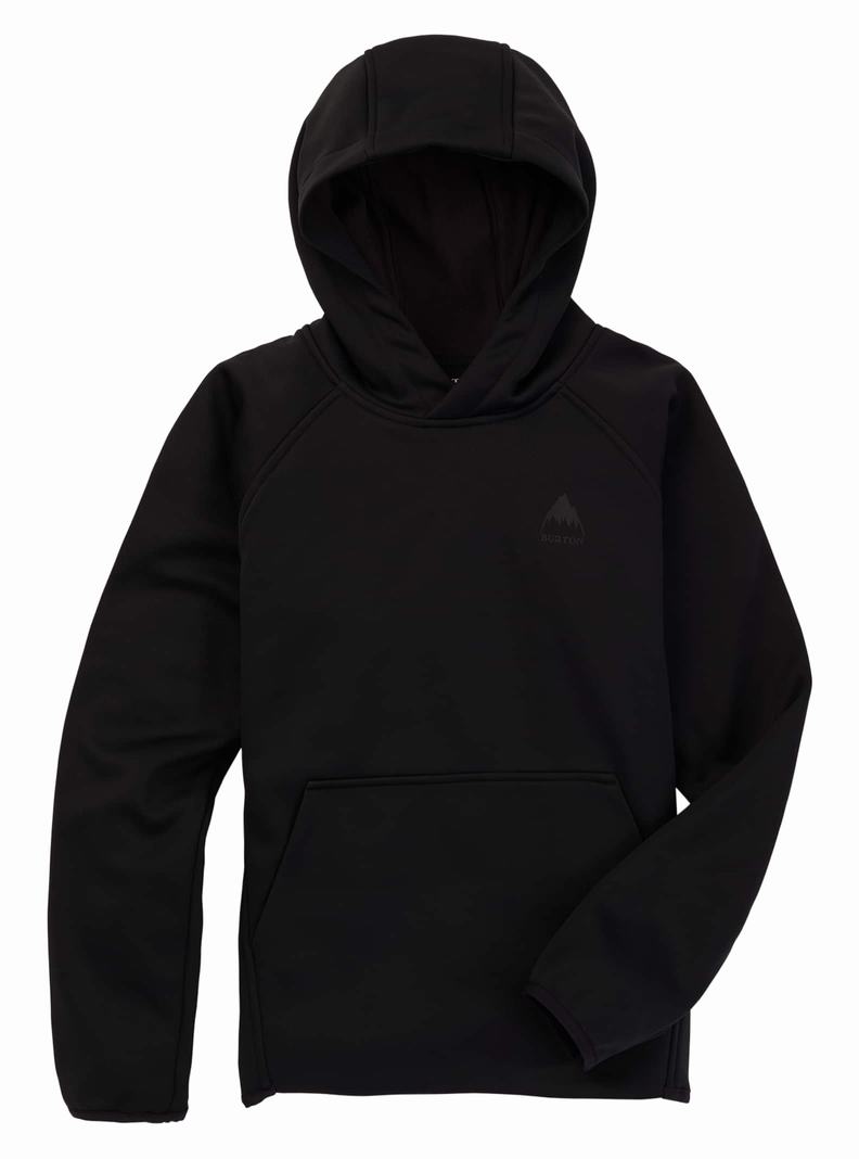 Burton Crown Weatherproof Pullover Fleece Sweatshirts Kinder Schwarz | 804-WJCNUB