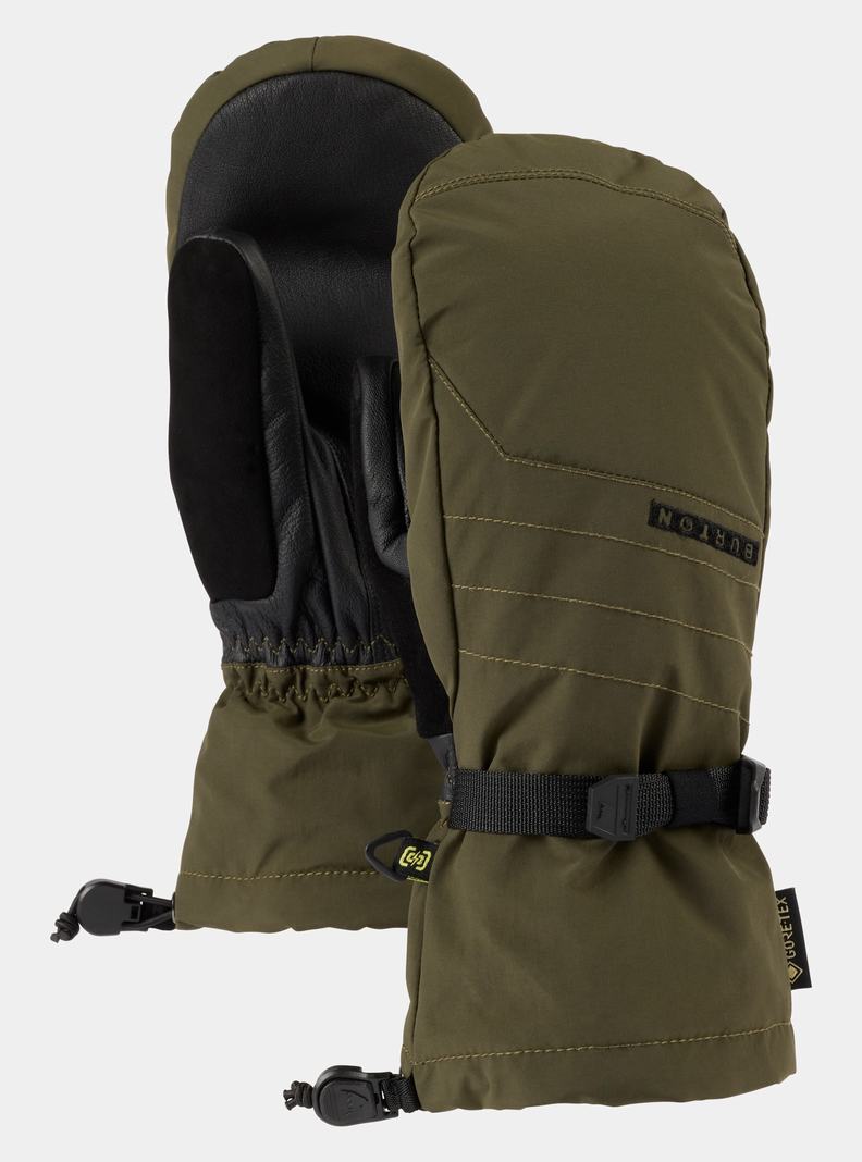 Burton Deluxe GORE‑TEX Fäustlinge Damen Tiefesgrün | 481-DYGCHA