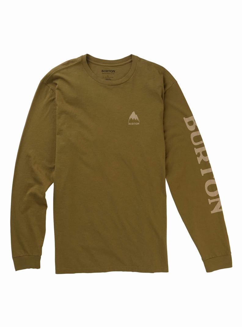 Burton Elite Long Sleeve T-Shirts Herren Olivgrün | 457-MVBXIJ