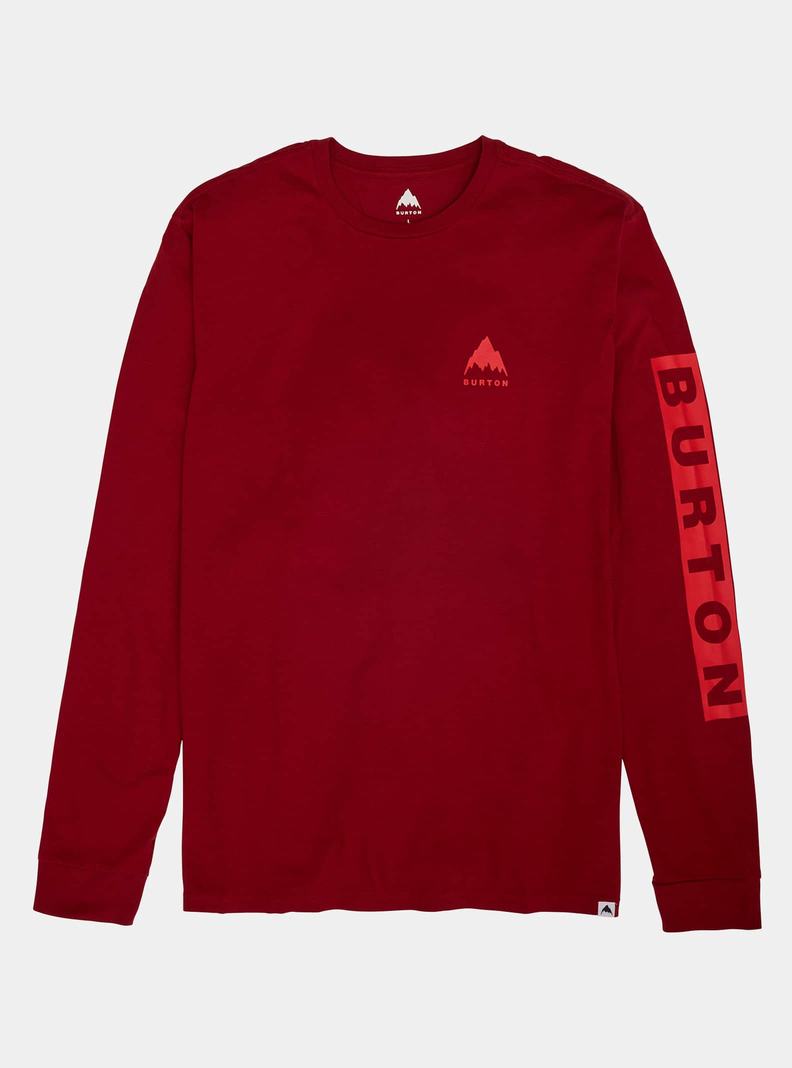 Burton Elite Long Sleeve T-Shirts Herren Rot | 823-GTMHZC