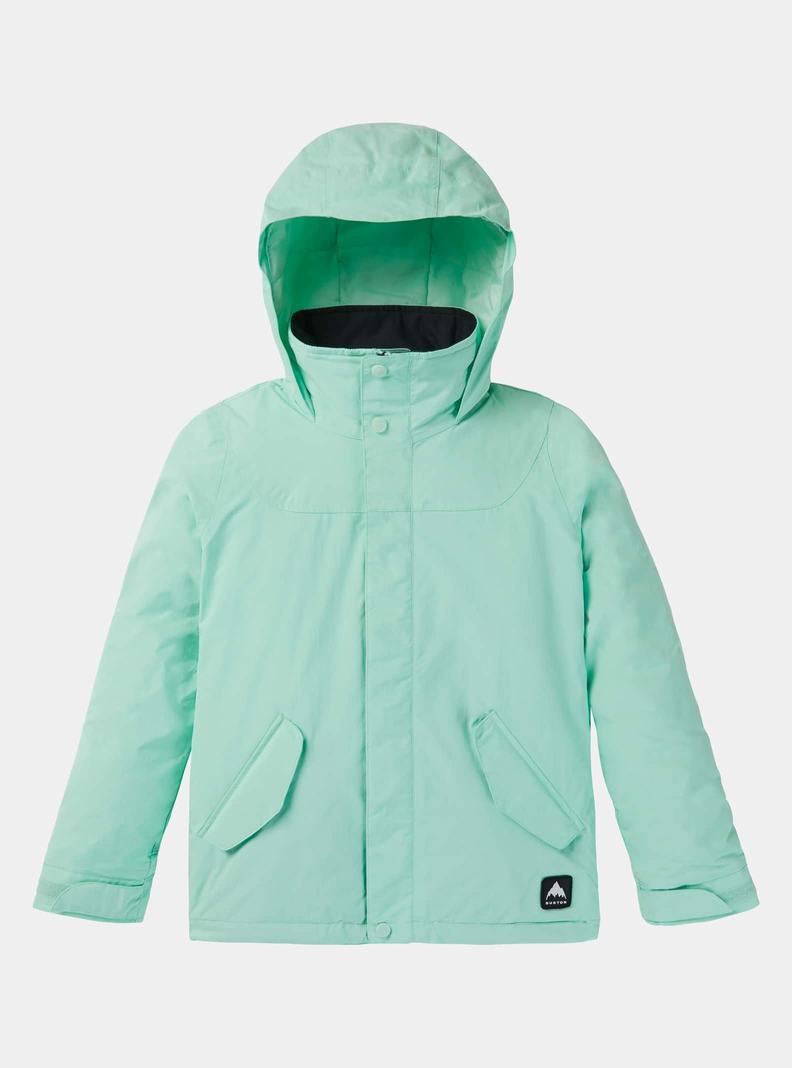 Burton Elodie 2L Snowboardjacke Kinder Grün | 104-LJQPOE