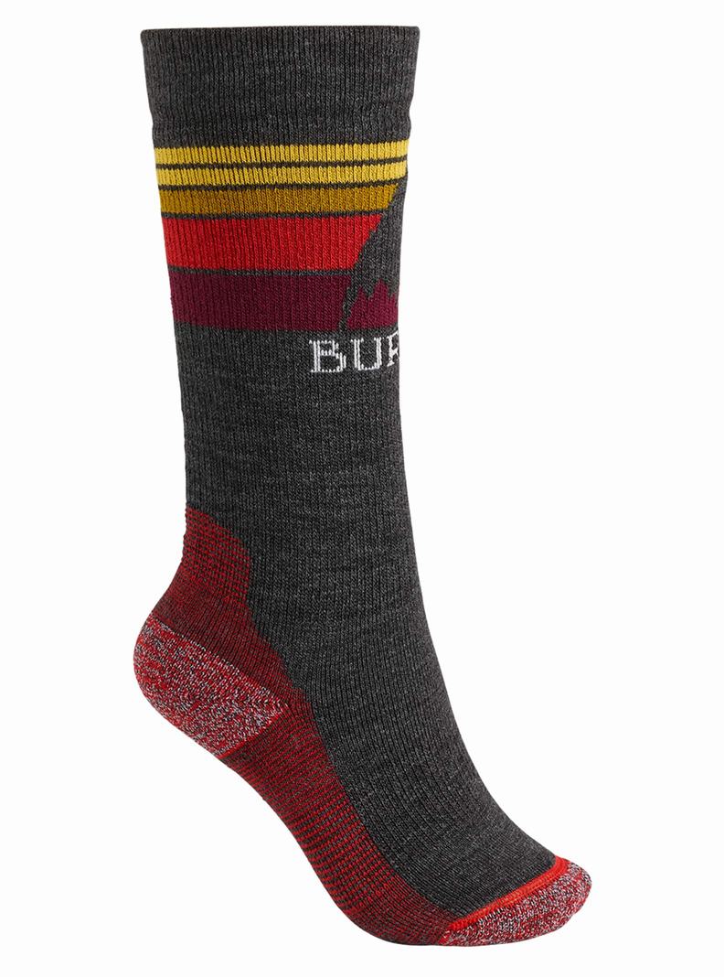 Burton Emblem Midweight Socken Kinder Schwarz | 308-WRJPUA