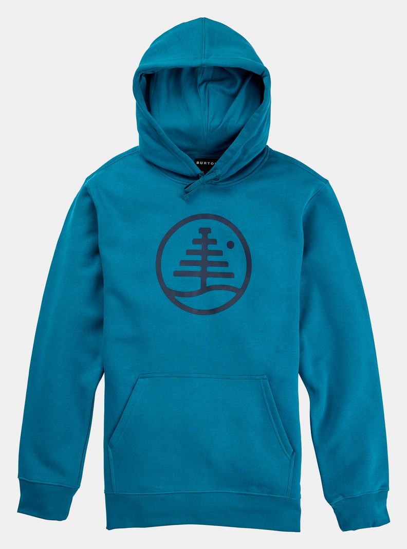 Burton Family Tree Pullover Hoodie Herren Blau | 610-SNJHCQ