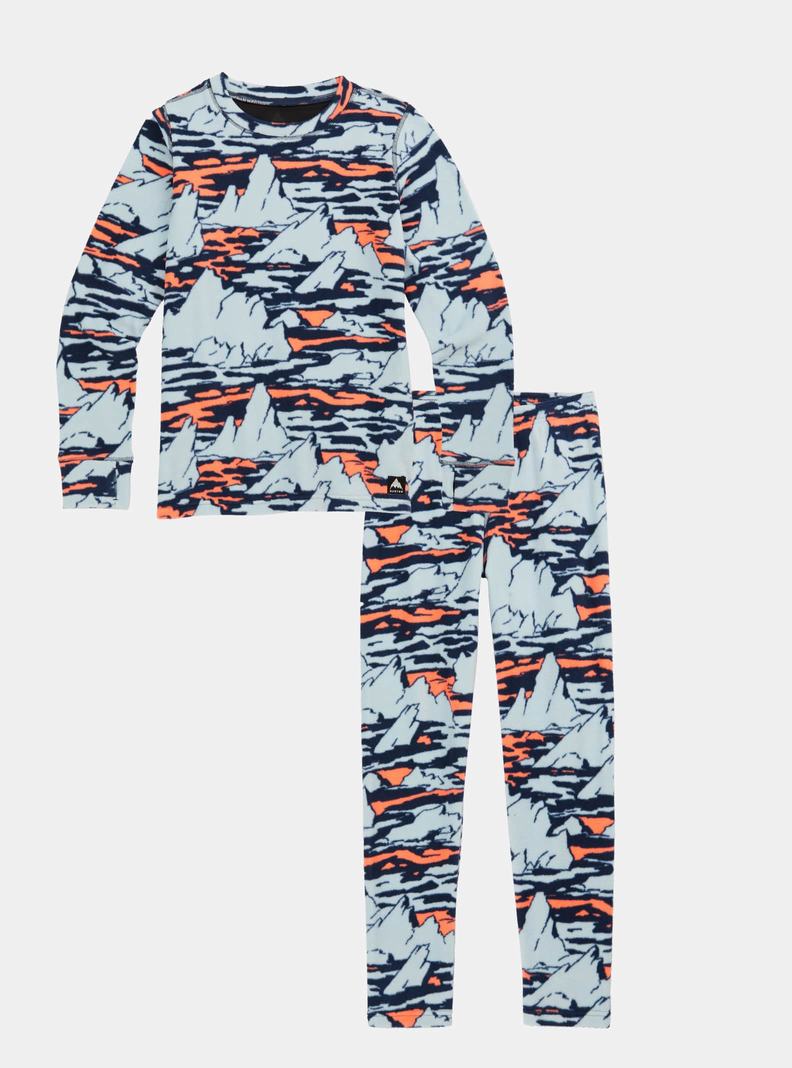 Burton Fleece Base Layer Set Funktionswäsche Kinder Blau | 560-HAFSZX