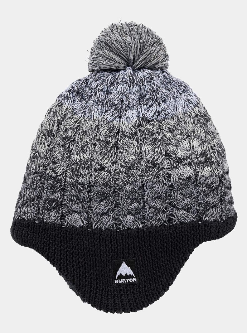 Burton Fleece-Gefütterte Earflap Mütze Kinder Schwarz | 842-GMHXIK