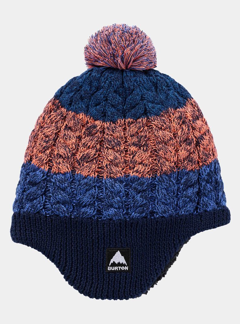 Burton Fleece-Gefütterte Earflap Mütze Kinder Blau | 970-TBAXYN