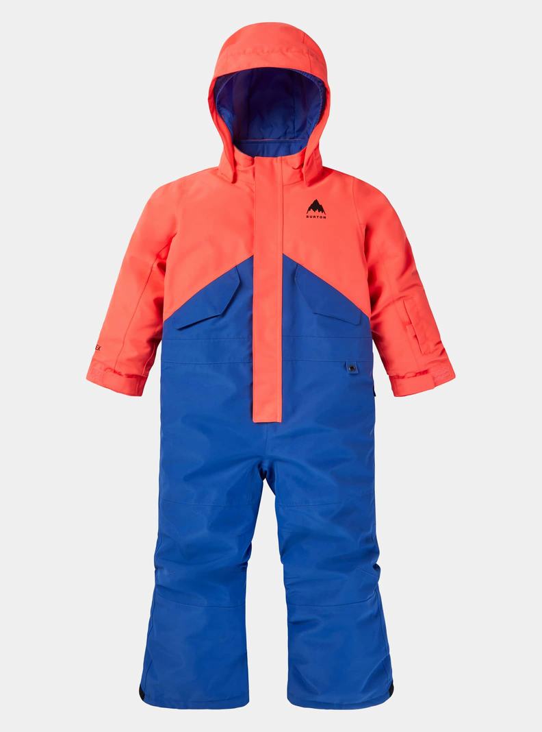 Burton GORE-TEX 2L Schneeanzug Kinder Orange Blau | 184-TGCUJI